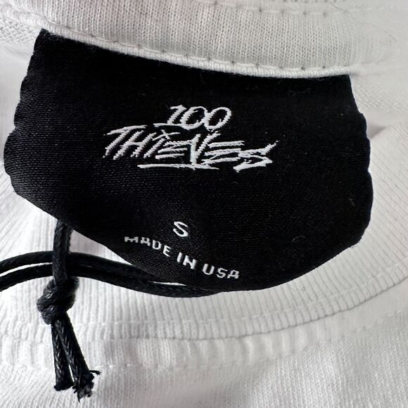 100 Thieves Halo Infinite Shirt Men’s Small White Graphics Cotton Gaming NWT New - Picture 6 of 10
